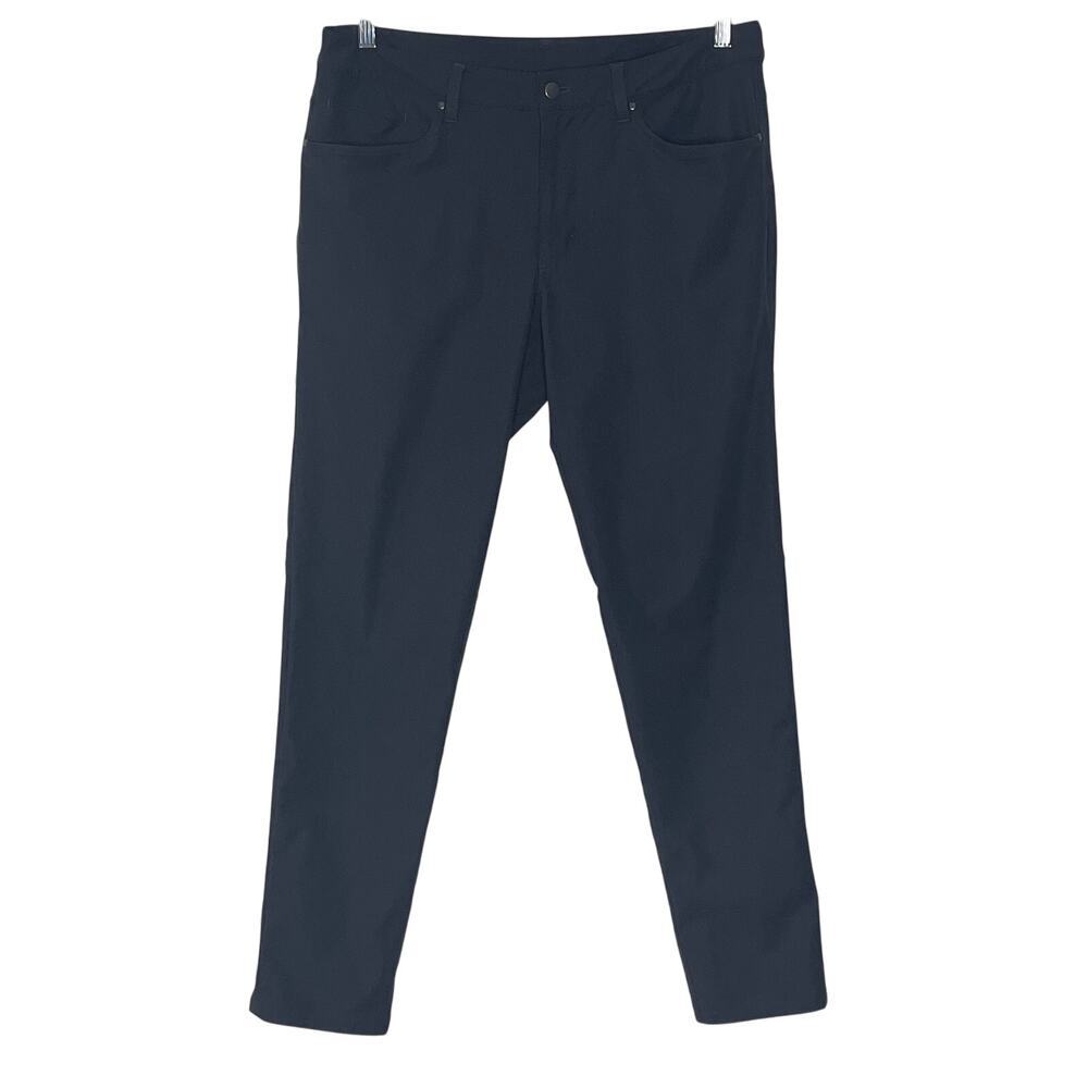 LULULEMON ABC CLASSIC-FIT 5 POCKET PANT SIZE‎ 34 GREY WARPSTREME